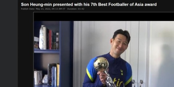 yl23455永利官网-媒体强势关注:孙兴慜连领亚洲金球奖+英超金靴